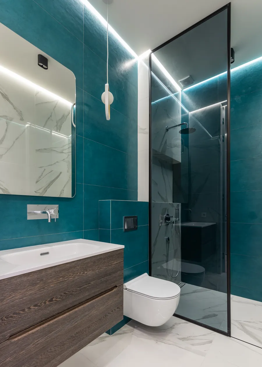 Scandinavian bathroom design inspiration with natural materials